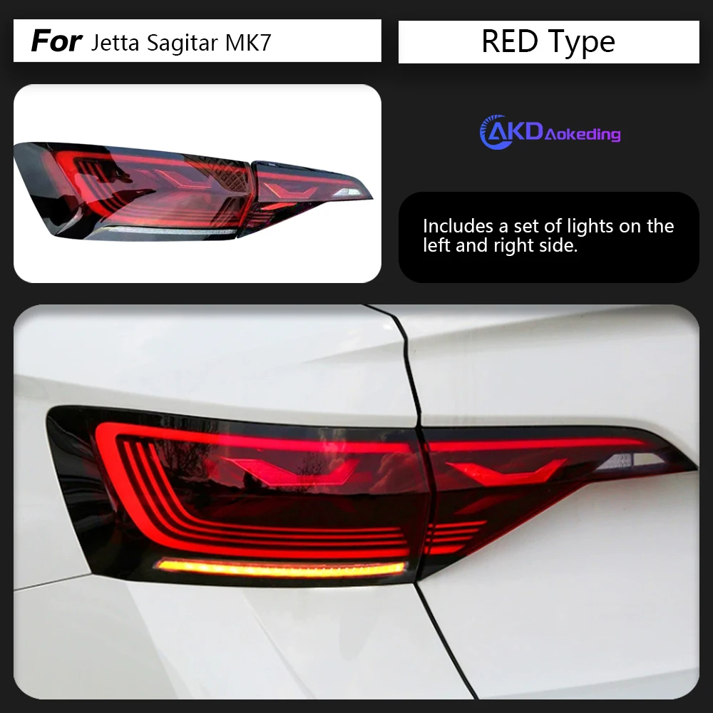 Akd Car Lights For Vw Jetta Tail Light Mk Led Rear Lamp Golf